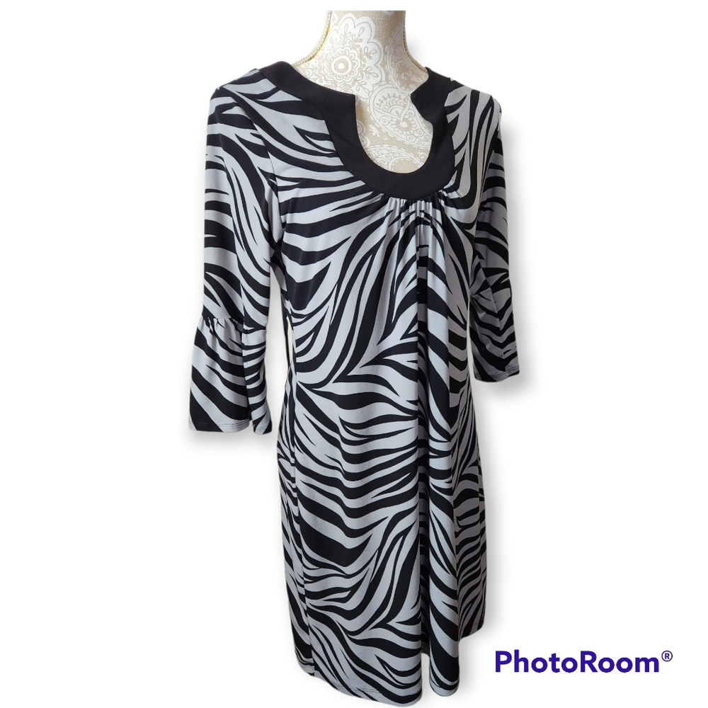 Enfocus Studio Zebra Print Dress size 12